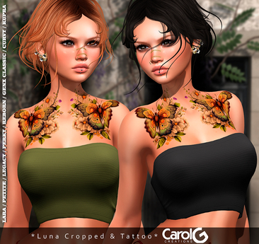 Second Life Marketplace - [CAROL G] Luna Cropped - DEMO